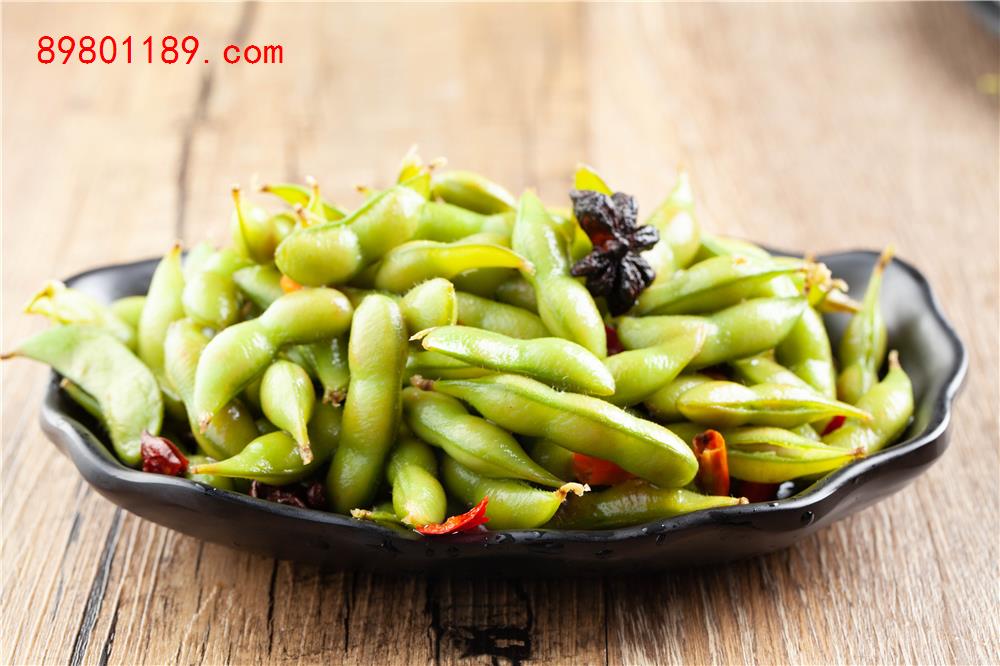 水煮毛豆 -